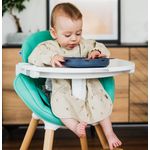 Jucarii, Copii si Bebe - Hrana si alaptare - Biberoane, suzete si accesorii hranire - Articole hranire bebelusi - Baveta impermeabila cu maneci lungi BabySnugg, 6-36 luni, Moon - Infinity.ro