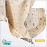 Jucarii, Copii si Bebe - Hrana si alaptare - Biberoane, suzete si accesorii hranire - Articole hranire bebelusi - Baveta impermeabila cu maneci lungi BabySnugg, 6-36 luni, Moon - Infinity.ro