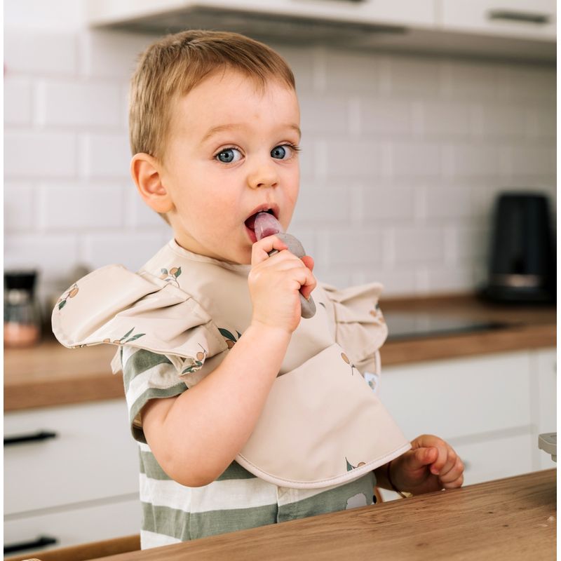 Jucarii, Copii si Bebe - Hrana si alaptare - Biberoane, suzete si accesorii hranire - Articole hranire bebelusi - Tavita inghetare lapte matern Babysnugg din silicon potrivita pentru suzeta de fructe, BPA free, Sand - Infinity.ro