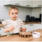 Jucarii, Copii si Bebe - Hrana si alaptare - Biberoane, suzete si accesorii hranire - Articole hranire bebelusi - Tavita inghetare lapte matern Babysnugg din silicon potrivita pentru suzeta de fructe, BPA free, Sand - Infinity.ro