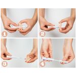 Jucarii, Copii si Bebe - Igiena si ingrijire - Articole igiena dentara copii - Periuta de dinti bebe din silicon Babysnugg cu 2 capete si ventuza, fara BPA, PVC, Latex si Ftalati - Roz - Infinity.ro