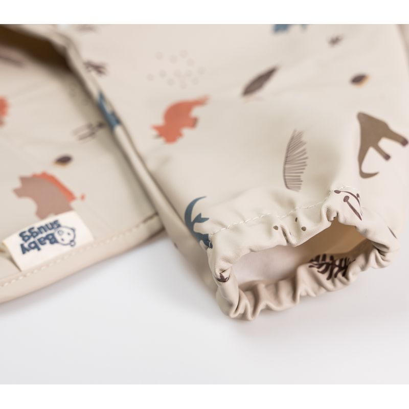 Jucarii, Copii si Bebe - Hrana si alaptare - Biberoane, suzete si accesorii hranire - Articole hranire bebelusi - Baveta impermeabila cu maneci lungi BabySnugg, 6-36 luni, Blue Ocean - Infinity.ro