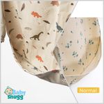 Jucarii, Copii si Bebe - Hrana si alaptare - Biberoane, suzete si accesorii hranire - Articole hranire bebelusi - Baveta impermeabila cu maneci lungi BabySnugg, 6-36 luni, Blue Ocean - Infinity.ro