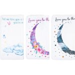 Casa si Gradina - Textile si covoare - Pături și cuverturi - Paturici copii - Paturica Milestone Luna Roz - 100x150cm - Infinity.ro