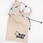 Jucarii, Copii si Bebe - Hrana si alaptare - Biberoane, suzete si accesorii hranire - Articole hranire bebelusi - Baveta impermeabila cu maneci lungi BabySnugg, 6-36 luni, Blue Ocean - Infinity.ro