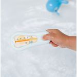 Jucarii, Copii si Bebe - Igiena si ingrijire - Accesorii ingrijire copii - Alte accesorii - Set ingrijire bebe, kit 6 in 1 Babysnugg, Portocaliu - contine foarfeca, unghiera, pila, penseta, termometru apa si betisor ureche cu luminita - Infinity.ro