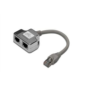 Cablu de Retea Rigid UTP Categoria 6 Digitus by Assmann A-DN-93904 Gri Argintiu