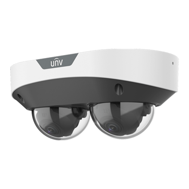 Casa si Gradina - Electrice - Smart Home - Camere de supraveghere - Camera supraveghere IP, 2 x 4MP, lentila 2.8mm, IR 30m, Microfon, Alarma, PoE, IK10 - UNV IPC3224SS-ADF28K-I1 - Infinity.ro