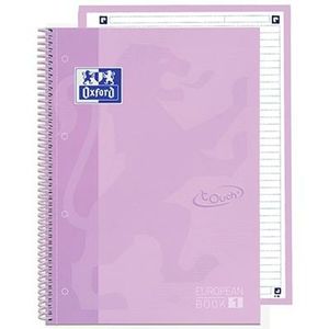 Notebook Oxford EUROPEANBOOK 1 Lavanda Placinta A4+ 80 Frunze 5 Piese (2 Unitati)