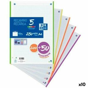 Rezerva Oxford Multicolor A4 250 Frunze (10 Unitati)