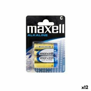 Baterii Alcaline Maxell LR14 (12 Unitati)