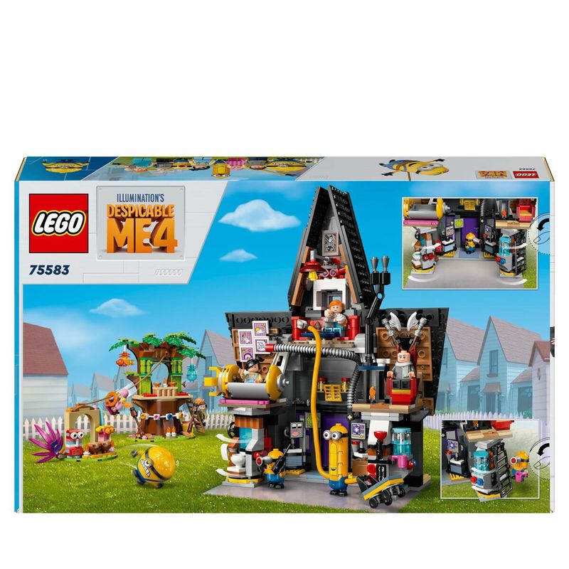 Jucarii, Copii si Bebe - Jucarii si jocuri - Seturi de constructie si cuburi - Seturi de constructie - Set de Constructie Lego Minions y la mansión familiar de Gru 868 Piese - Infinity.ro