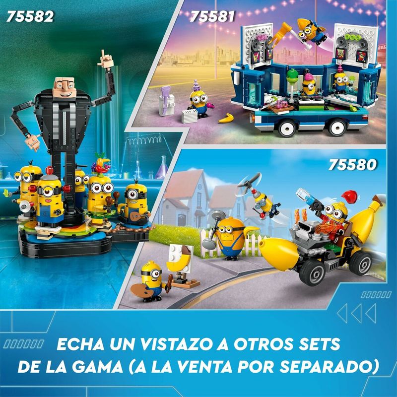 Jucarii, Copii si Bebe - Jucarii si jocuri - Seturi de constructie si cuburi - Seturi de constructie - Set de Constructie Lego Minions y la mansión familiar de Gru 868 Piese - Infinity.ro