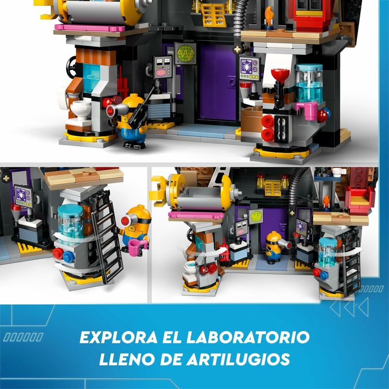 Jucarii, Copii si Bebe - Jucarii si jocuri - Seturi de constructie si cuburi - Seturi de constructie - Set de Constructie Lego Minions y la mansión familiar de Gru 868 Piese - Infinity.ro