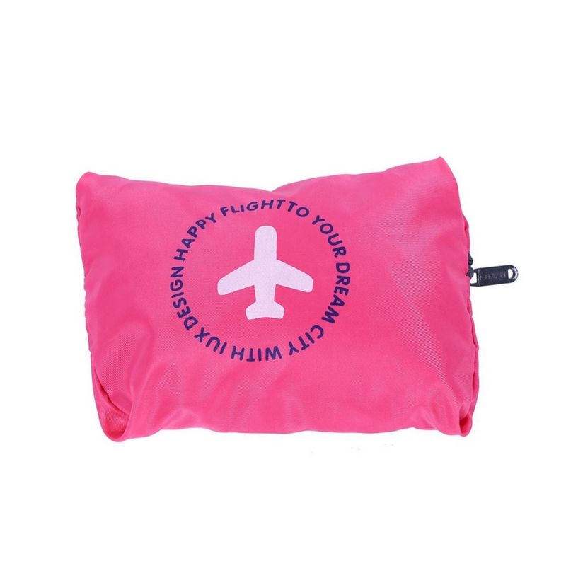 Sport si Outdoor - Articole de voiaj - Genti voiaj - Geanta pliabila pentru calatorii, atasabila la valiza, rezistent la apa, roz, 32L, Vivo EFG1220 - Infinity.ro