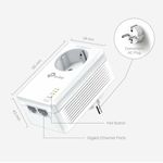 PC, gaming si accesorii - Retelistica - Routere - Powerline TP-Link T PA7027P KIT - Infinity.ro