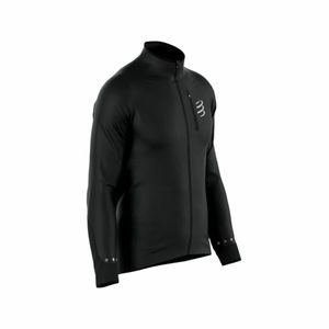 Jacheta Sport de Barbati Compressport Hurricane indproof Negru