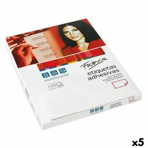 Etichete pentru Imprimanta Fabrisa Alb 100 Frunze 70 x 37 mm (5 Unitati)