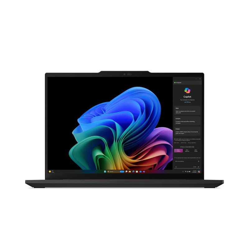 Laptop, Telefoane si Tablete/Laptopuri si accesorii/Laptopuri - Laptop Lenovo T14S G6 X1P-42-100 14" Qualcomm 16 GB RAM 512 GB SSD Qwerty Spaniola - Infinity.ro