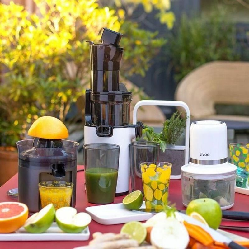 Electronice si Electrocasnice - Electrocasnice bucatarie - Mixere, tocatoare & roboti de bucatarie - Roboti de bucatarie - Tocator electric fara fir Livoo DOP222, 200 W - Infinity.ro