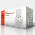 Electronice si Electrocasnice - Electrocasnice bucatarie - Mixere, tocatoare & roboti de bucatarie - Roboti de bucatarie - Tocator electric fara fir Livoo DOP222, 200 W - Infinity.ro