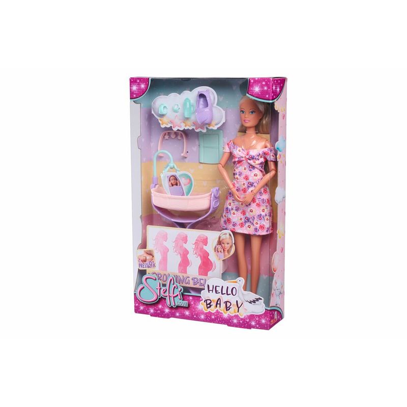 Jucarii, Copii si Bebe - Jucarii si jocuri - Papusi si accesorii - Papusi - Papusa bebelus cu accesorii Simba Steffi Love - Infinity.ro