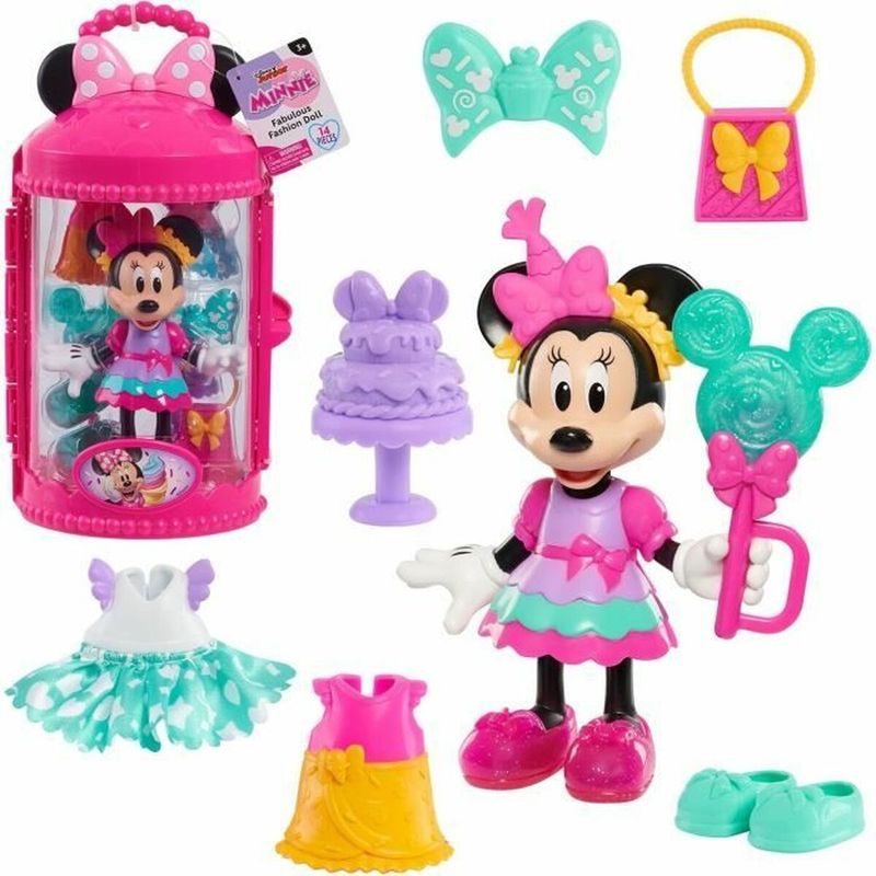 Jucarii, Copii si Bebe - Jucarii si jocuri - Papusi si accesorii - Papusi - Papusa bebelus cu accesorii Disney Sweet Party Articulated Figurine - Infinity.ro