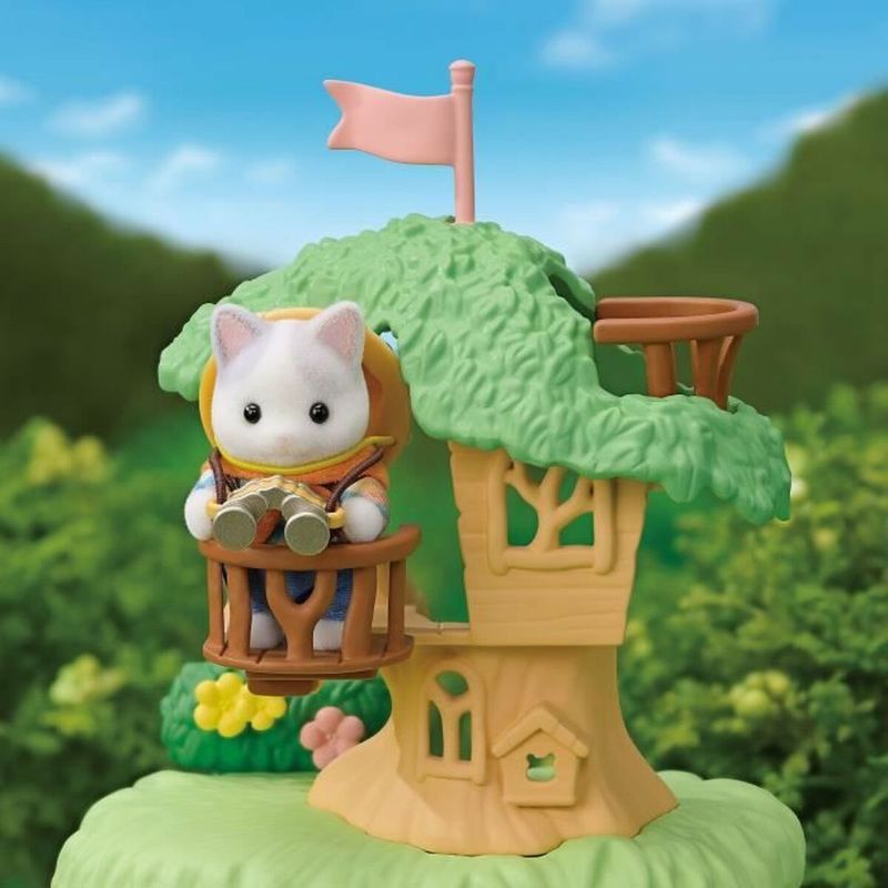 Jucarii, Copii si Bebe - Jucarii si jocuri - Figurine - Playset Sylvanian Families Son and Baby Cat Latte - Secret Forest Adventure - Infinity.ro