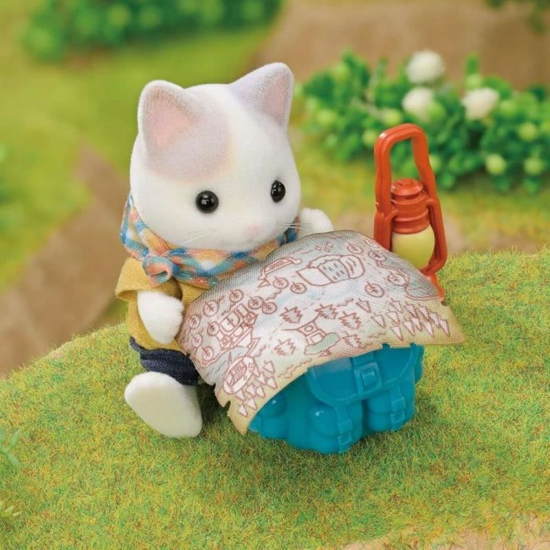 Jucarii, Copii si Bebe - Jucarii si jocuri - Figurine - Playset Sylvanian Families Son and Baby Cat Latte - Secret Forest Adventure - Infinity.ro