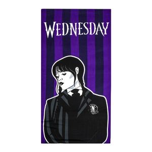 Prosop de Plaja Wednesday Negru 70 x 140 cm