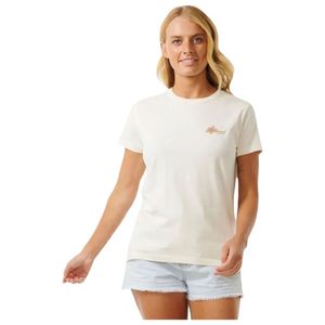 Tricou cu Maneca Scurta Femei Rip Curl Wild Bloom Alb