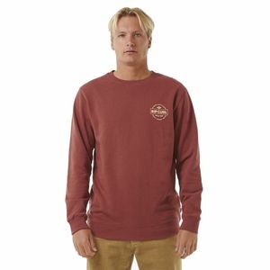Hanorac fara Gluga Barbati Rip Curl Stapler Crew Maro