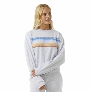 Hanorac fara Gluga Femei Rip Curl High Tide Surf Crew Gri