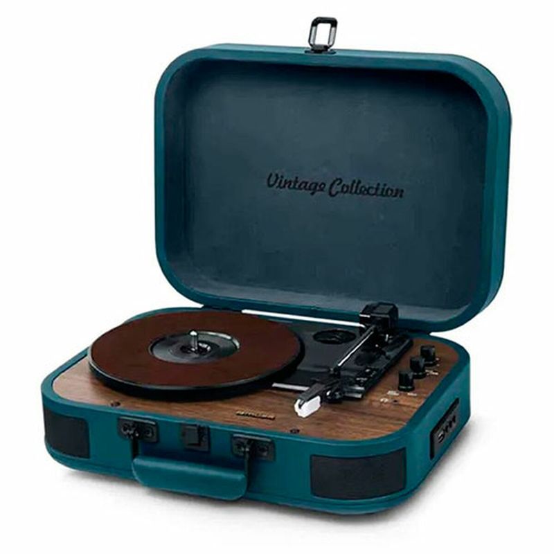TV, Audio-Video si Foto - Audio Hi-Fi - Pick-Up - CD Player Muse Albastru - Infinity.ro