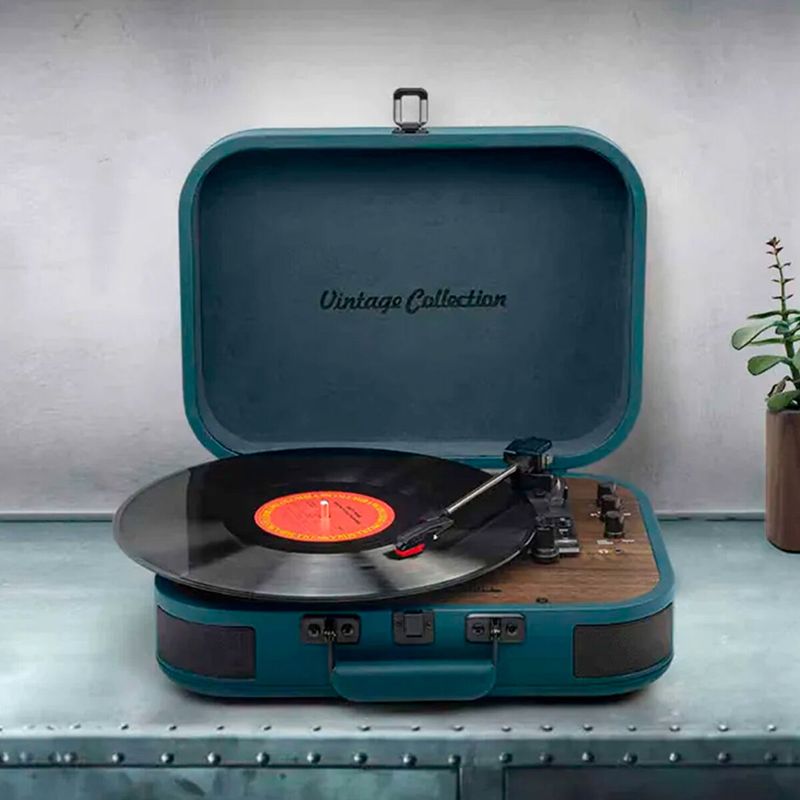 TV, Audio-Video si Foto - Audio Hi-Fi - Pick-Up - CD Player Muse Albastru - Infinity.ro
