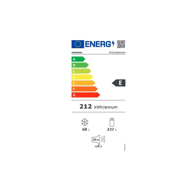 Electronice si Electrocasnice - Aparate frigorifice - Lazi frigorifice - Frigider Samsung RT31CG5624WW172 Alb 315 L - Infinity.ro
