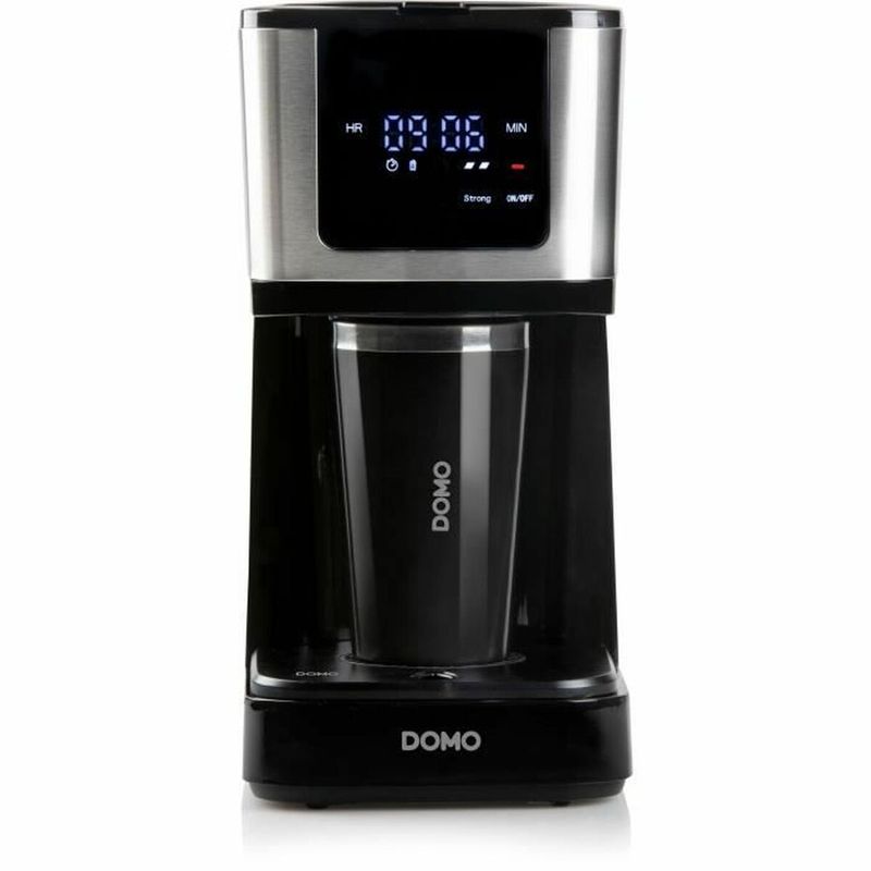 Electronice si Electrocasnice - Electrocasnice bucatarie - Preparare bauturi - Cafetiere - Cafetiera programare si timer Domo DO733K - Infinity.ro
