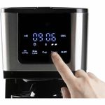 Electronice si Electrocasnice - Electrocasnice bucatarie - Preparare bauturi - Cafetiere - Cafetiera programare si timer Domo DO733K - Infinity.ro