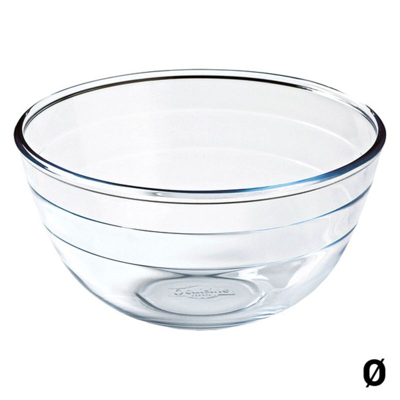 Casa si Gradina - Bucatarie si vesela - Vesela si tacamuri - Farfurii si boluri - Bol pentru amestecat Ô Cuisine O Transparent Sticla,  1 L - Infinity.ro