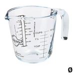 Casa si Gradina - Bucatarie si vesela - Ustensile bucatarie - Ustensile de masurat de bucatarie - Ulcior gradat Ô Cuisine Transparent Sticla,  0,25 L - Infinity.ro