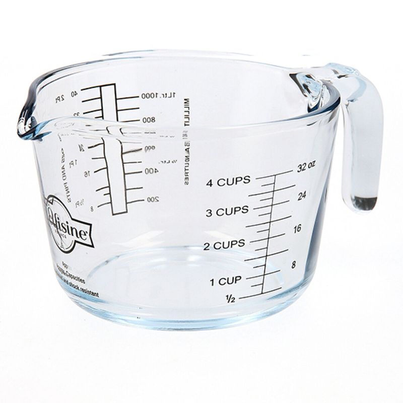 Casa si Gradina - Bucatarie si vesela - Ustensile bucatarie - Ustensile de masurat de bucatarie - Ulcior gradat Ô Cuisine Transparent Sticla,  0,25 L - Infinity.ro