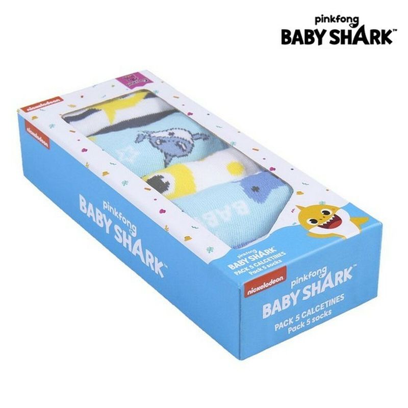 Fashion, accesorii si bijuterii - Copii - Lenjerie si pijamale copii - Sosete si dresuri copii - Sosete Baby Shark,  17-18 - Infinity.ro