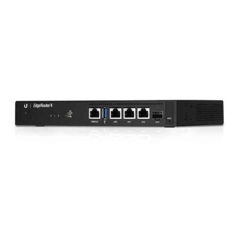 PC, gaming si accesorii - Retelistica - Routere - Router UBIQUITI ER-4 1000 Mbps Negru - Infinity.ro