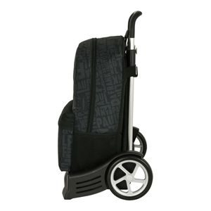 Ghiozdan cu Roti Paul Frank Team player Negru 30 x 46 x 14 cm