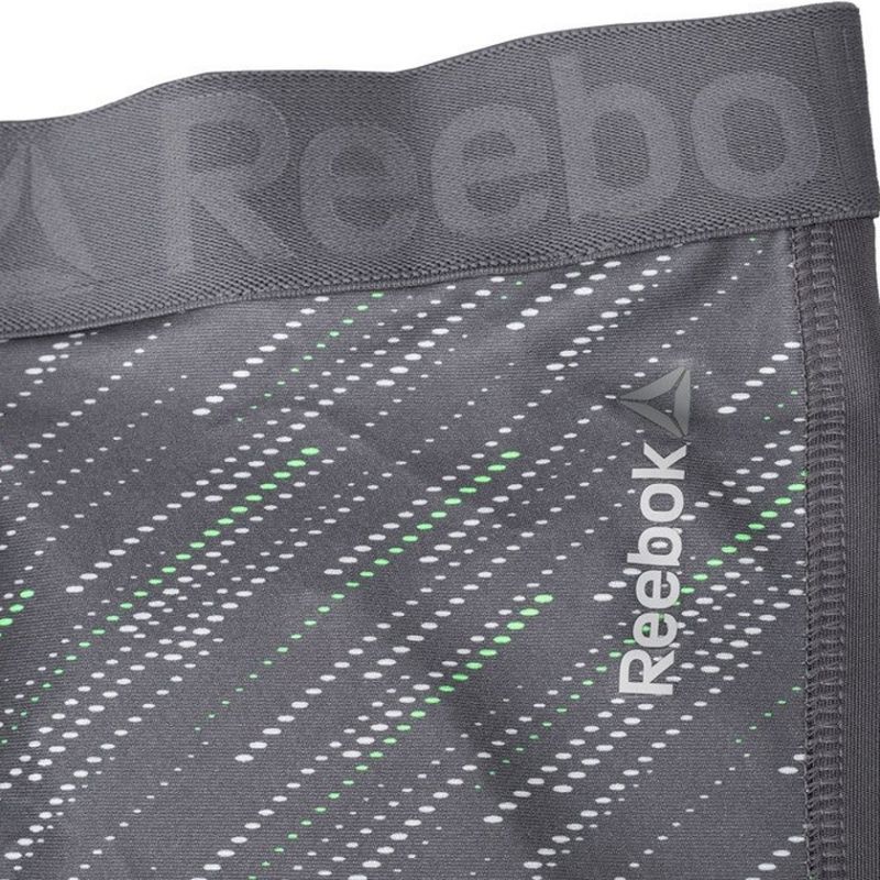Sport si Outdoor - Echipament Sportiv - Imbracaminte sport - Pantaloni sport - Pantaloni Reebok Workout Ready Printed Capri 3/4 pentru femei, XS - Infinity.ro