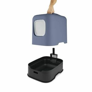 Litiera pentru pisici Rotho My Pet HORIZON 51 x 39,5 x 44,3 cm Albastru