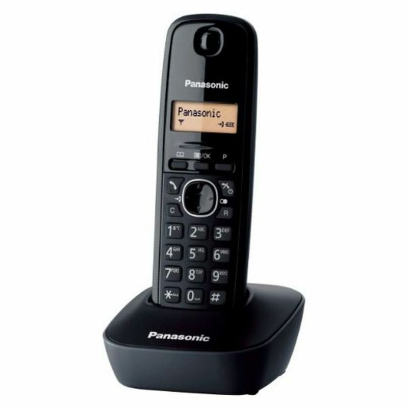 Laptop, Telefoane si Tablete/Telefoane fixe si sisteme teleconferinta/Telefoane fara fir - Telefon fara Fir Panasonic KXTG1611SPH Negru Chihlimbar - Infinity.ro