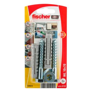 Dibluri si suruburi Fischer 535512 Dibluri si suruburi 2 Unitati (10 x 80 mm)