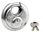 Casa si Gradina - Constructii - Feronerie si accesorii - Lacate - Lacat cu discuri din otel inoxidabil, pachet de 2 chei, uz intern/extern, protectie conditii extreme de utilizare - Infinity.ro