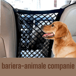 Petshop - Accesorii petshop - Alte accesorii petshop - Organizator auto, plasa flexibila, 2 compartimente, utilizabil ca geanta depozitare sau bariera animale companie - Infinity.ro